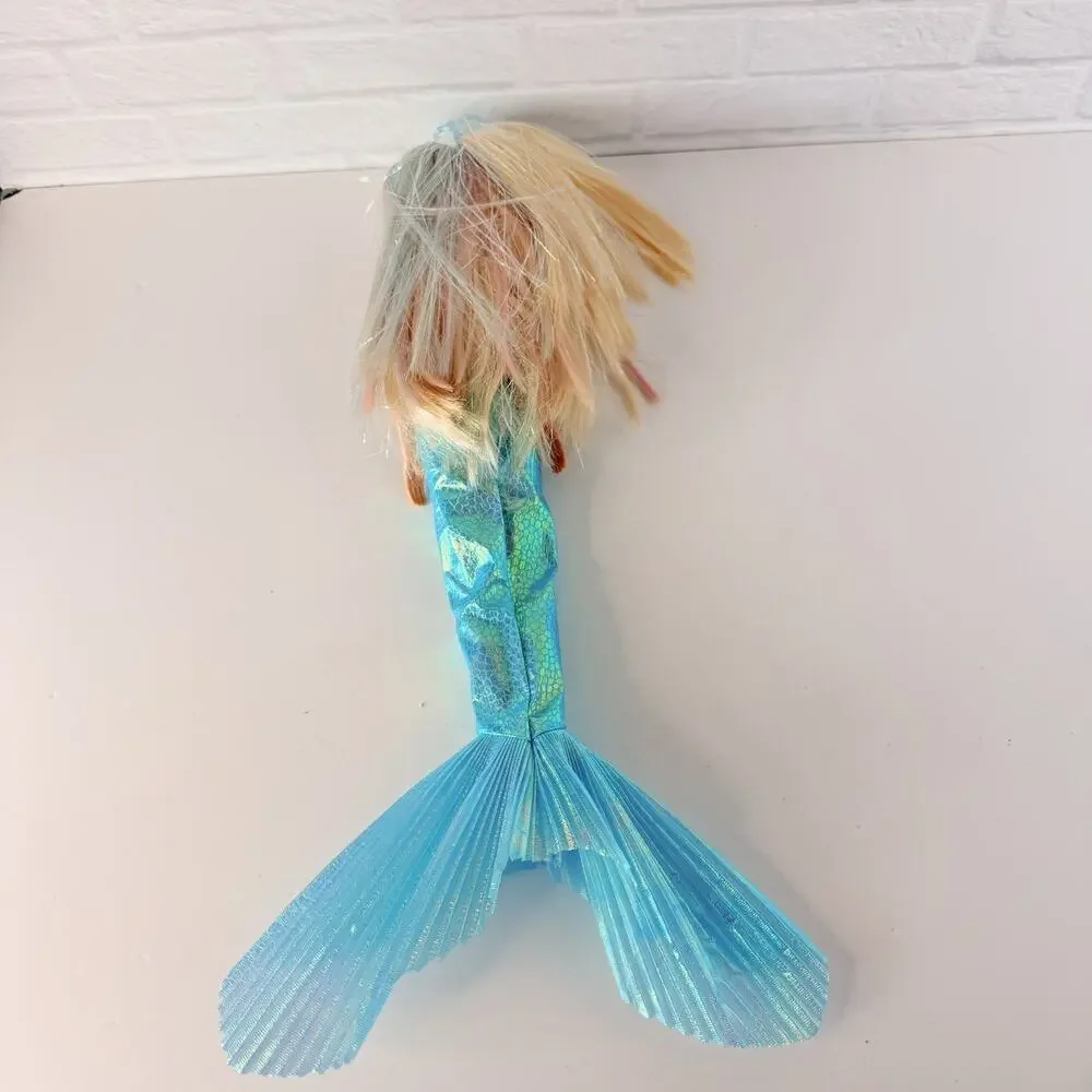 Vintage Mattel Barbie Mermaid Doll 1434 Blonde Rainbow Hair Superstar 1991